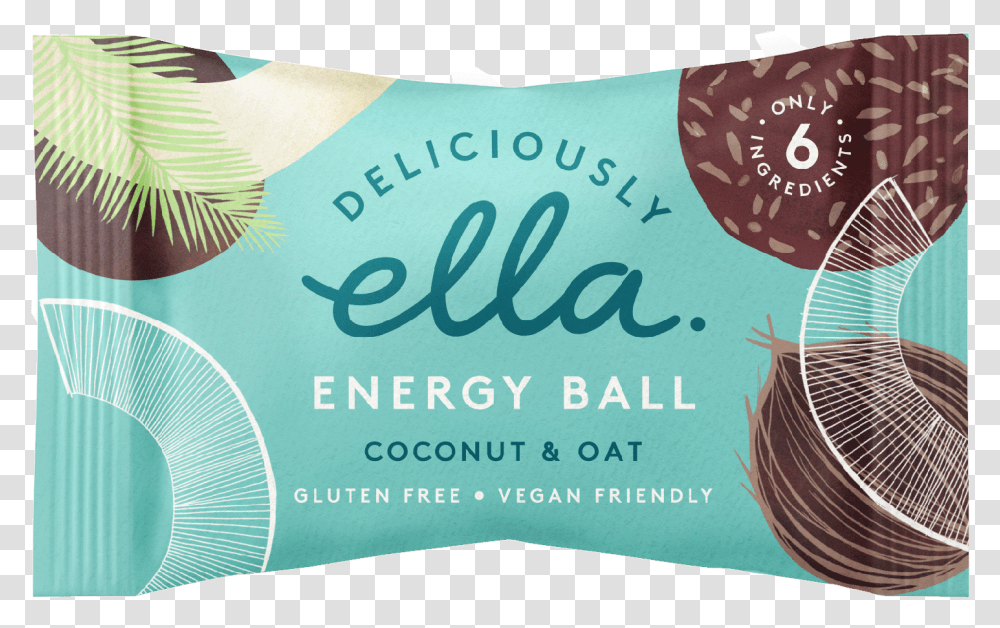 Deliciously Ella Coconut Amp Oat Energy Ball X Deliciously Ella Balls, Pillow, Cushion Transparent Png