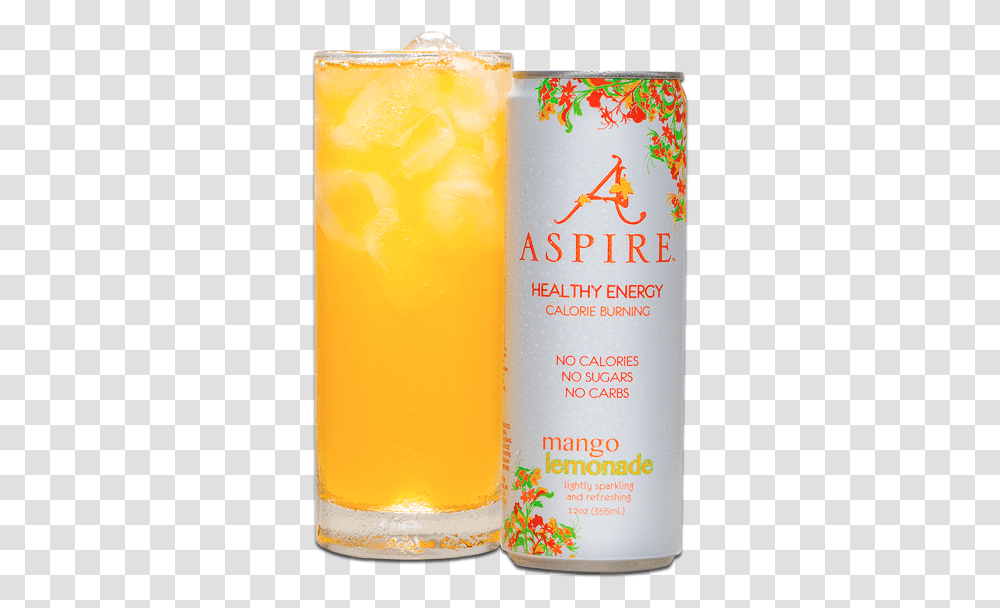 Deliciously Refreshing Lightly Sparkling Aspire Healthy Aspire Drink, Bottle, Beverage, Aluminium, Potted Plant Transparent Png