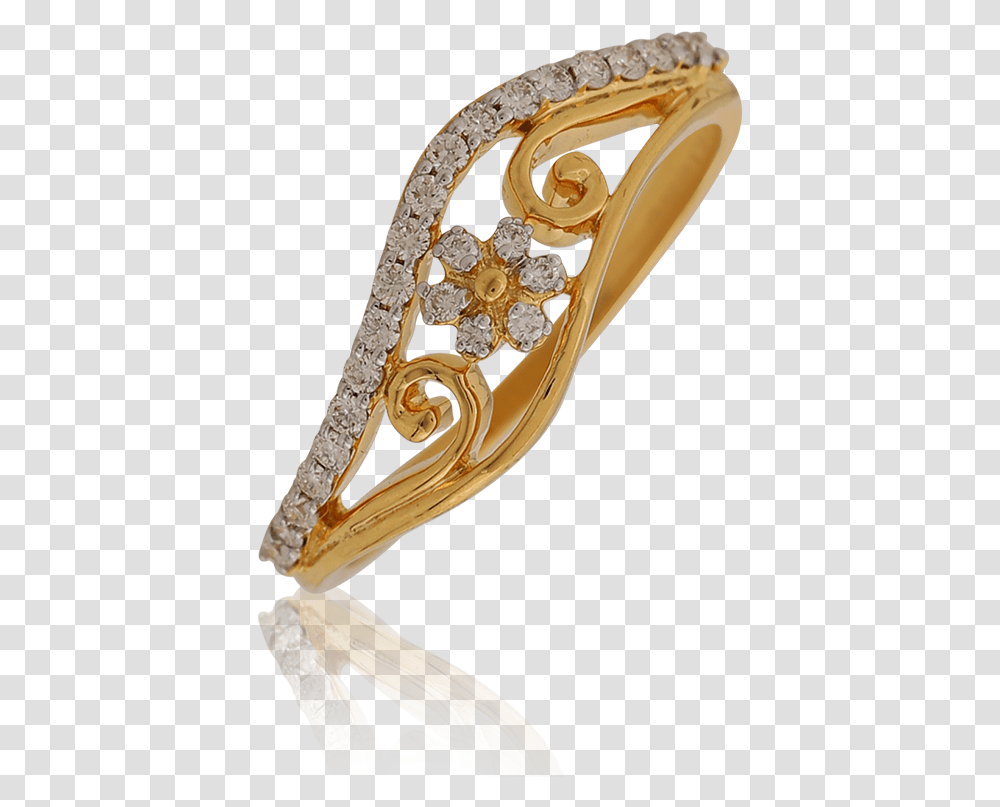 Delightful Swirl Bloom Diamond Ring Diamond, Jewelry, Accessories, Accessory, Gold Transparent Png