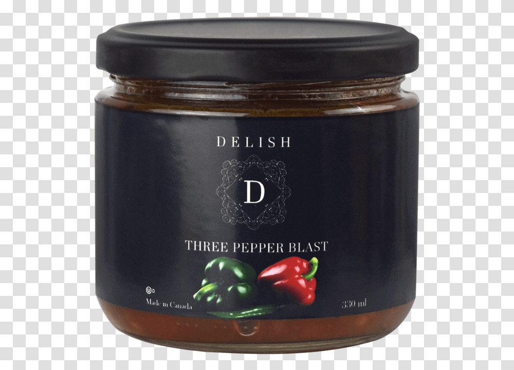 Delish Three Pepper BlastClass Chutney, Plant, Food, Label Transparent Png