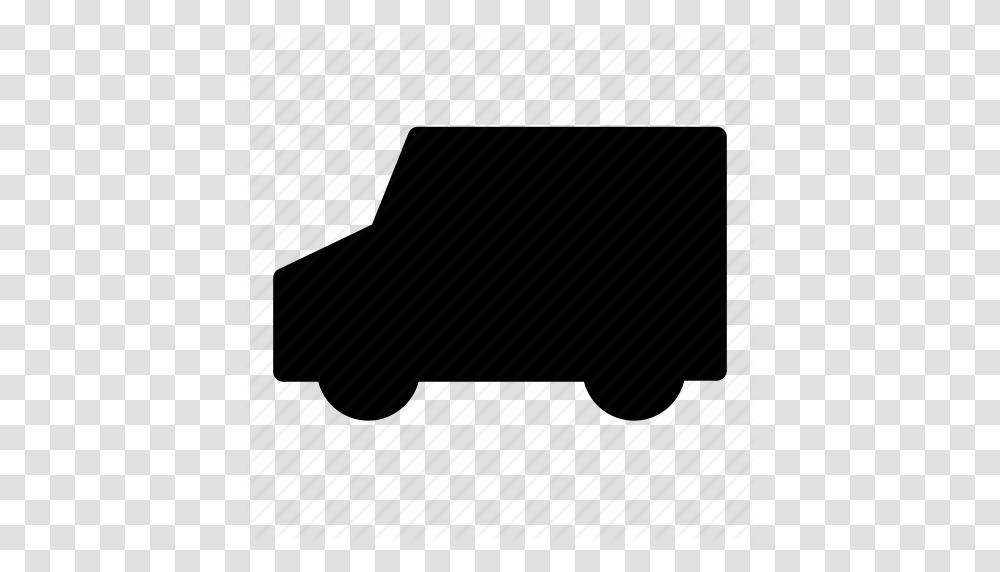 Deliver Post Postal Service Truck Ups Icon, Paper, Adapter, Silhouette Transparent Png