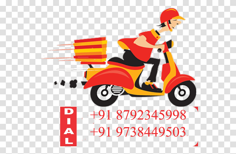 Delivery Bike Clipart Grocery Free Home Delivery, Scooter, Vehicle, Transportation, Motorcycle Transparent Png