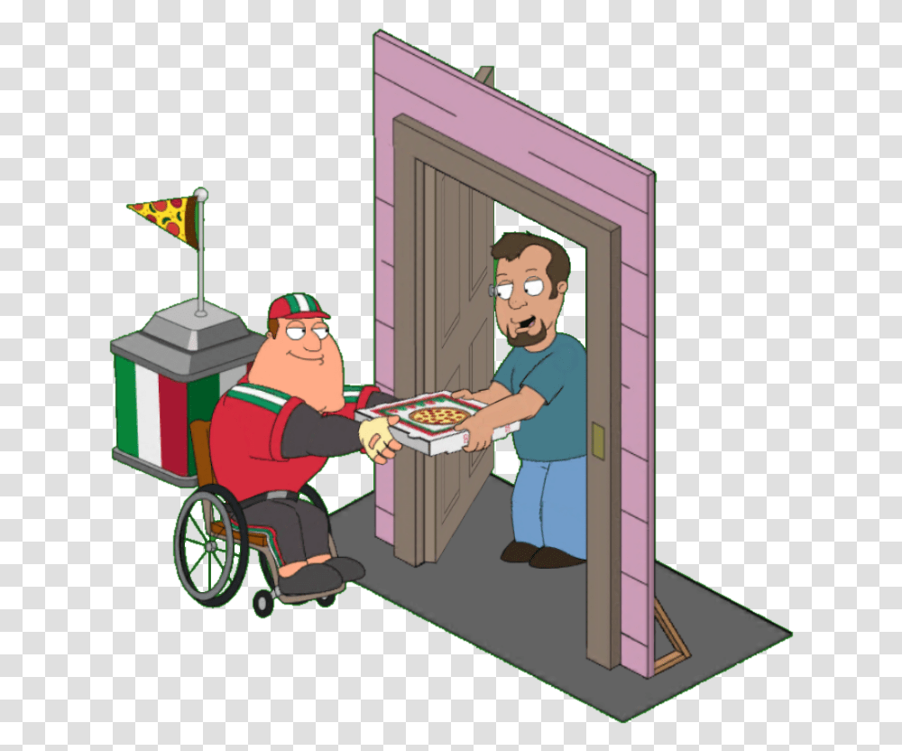 Delivery Boy With Girl, Person, Housing, Building, Transportation Transparent Png