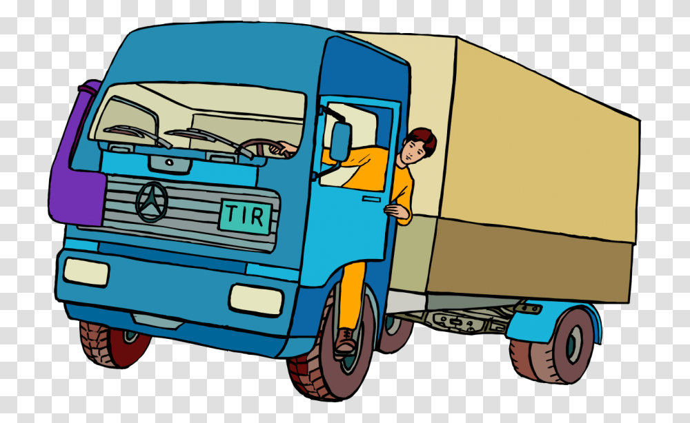 Delivery Clipart Commercial Vehicle, Van, Transportation, Moving Van, Bus Transparent Png