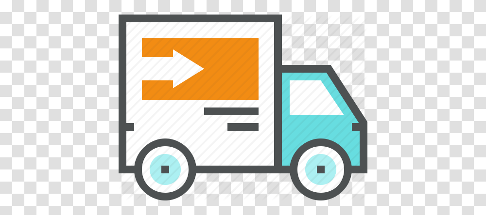 Delivery Clipart Distribution Truck, Van, Vehicle, Transportation, Moving Van Transparent Png