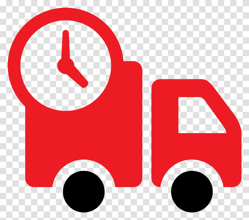 Delivery Clipart Food Cost Delivery Icon Clock, First Aid, Cowbell Transparent Png