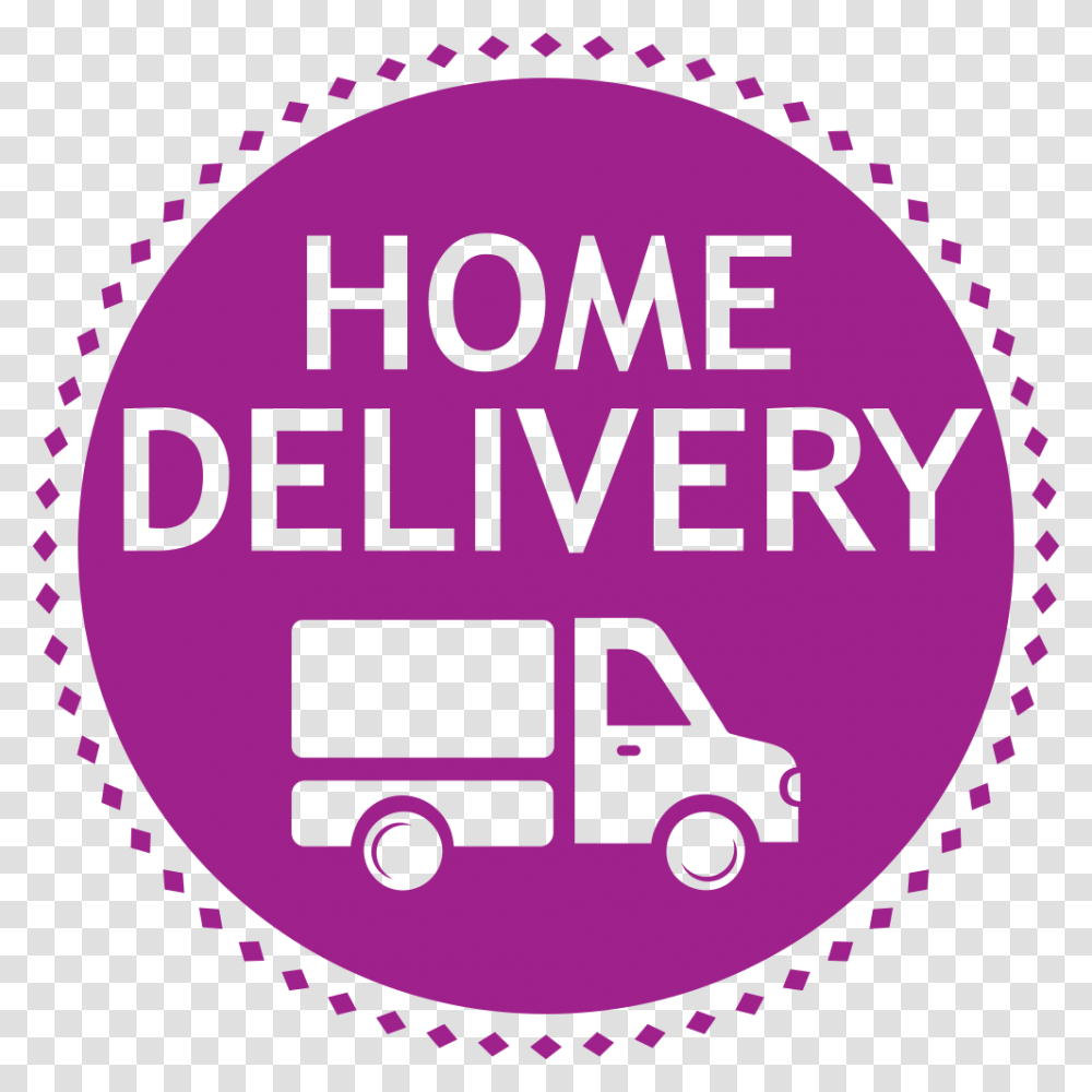 Delivery Clipart Home Delivery San Francisco Fire Credit Union, Van, Vehicle, Transportation, Label Transparent Png