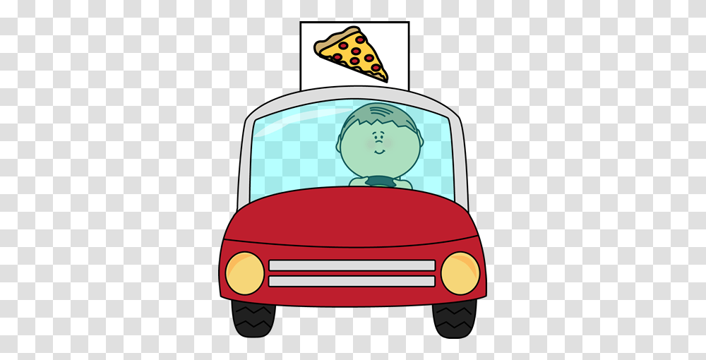 Delivery Clipart Pizza, Transportation, Vehicle, Mirror, Car Transparent Png