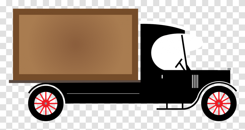 Delivery Clipart Vintage Delivery Truck, Weapon, Screen, Electronics Transparent Png
