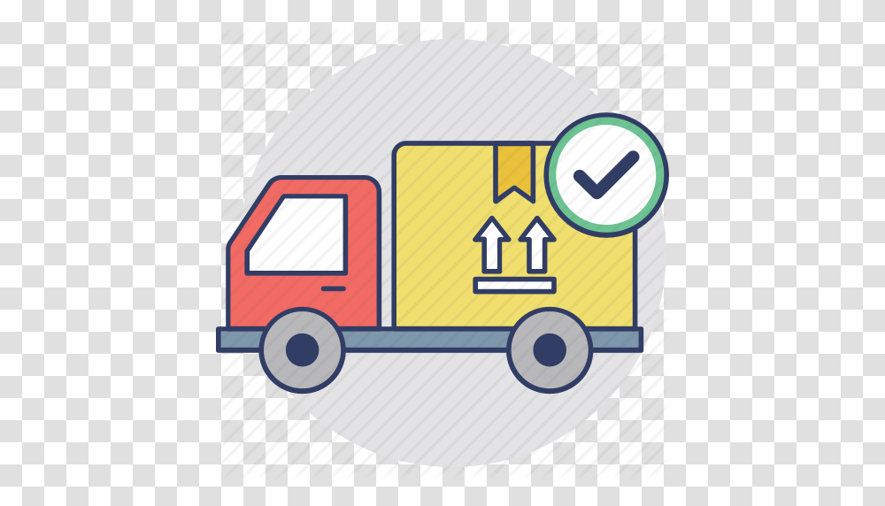 Delivery Confirmation Delivery Success Delivery Truck Order, Vehicle, Transportation, Van, Moving Van Transparent Png
