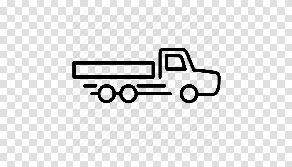 Delivery Flatbed Stack Stake Truck Truck Icon, Car, Vehicle, Transportation, Road Transparent Png