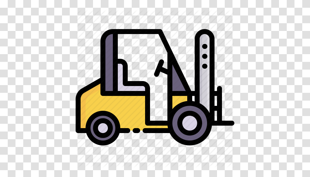 Delivery Forklift Loader Logistics Shipping Vehicle, Transportation, Wheel, Machine, Fire Truck Transparent Png