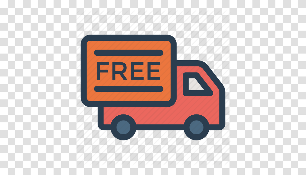 Delivery Free Freeshipping Sale Shipping Truck Van Icon, Vehicle, Transportation, Moving Van Transparent Png