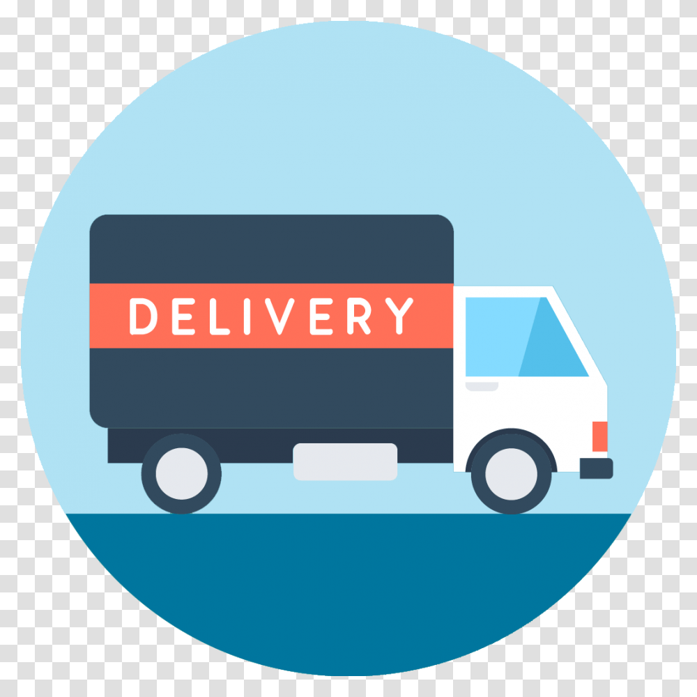 Delivery Icon, Van, Vehicle, Transportation, Ambulance Transparent Png