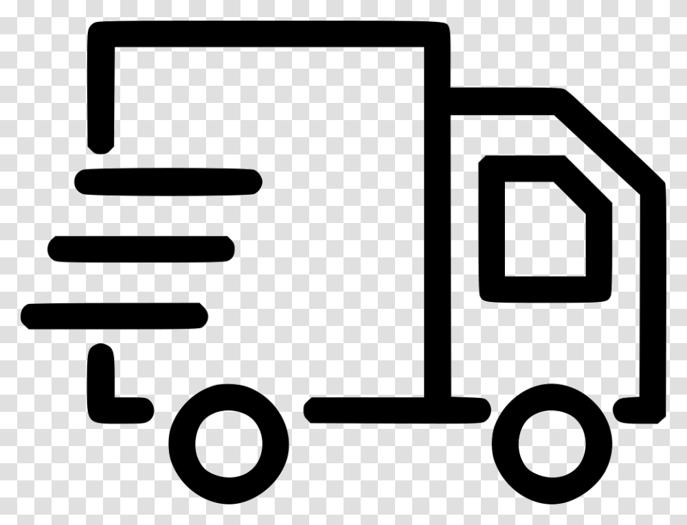Delivery Icon, Van, Vehicle, Transportation Transparent Png