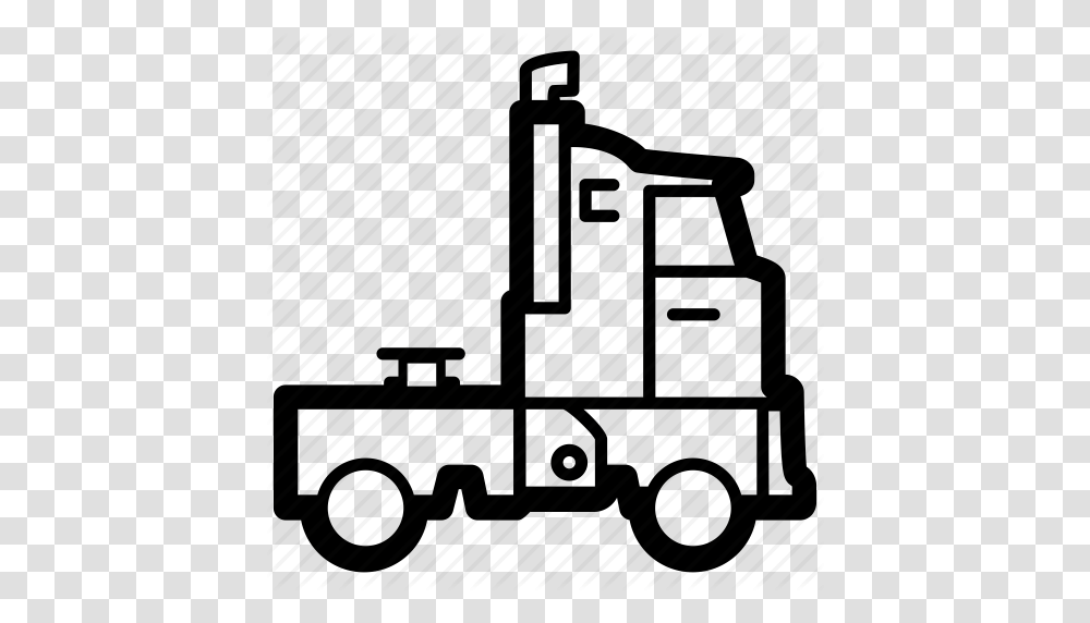 Delivery Logistics Movement Trailer Truck Vehicle Icon, Transportation, Shopping Cart, Tractor Transparent Png