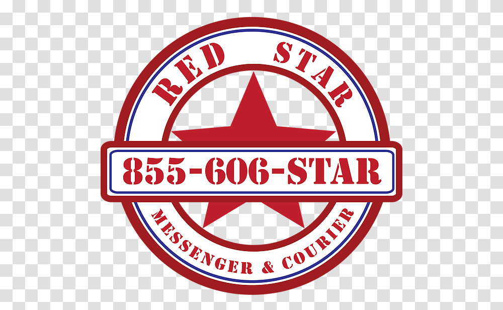 Delivery Quote Redstar Messenger Illustration, Logo, Symbol, Label, Text Transparent Png