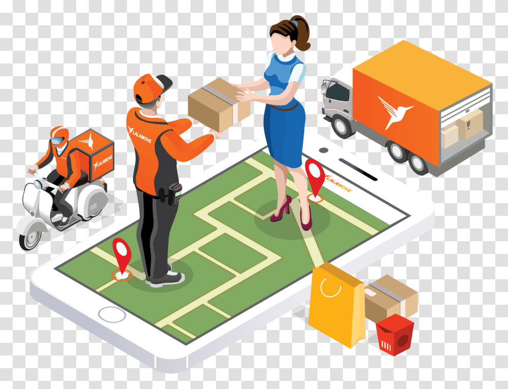 Delivery Service, Person, People, Factory Transparent Png