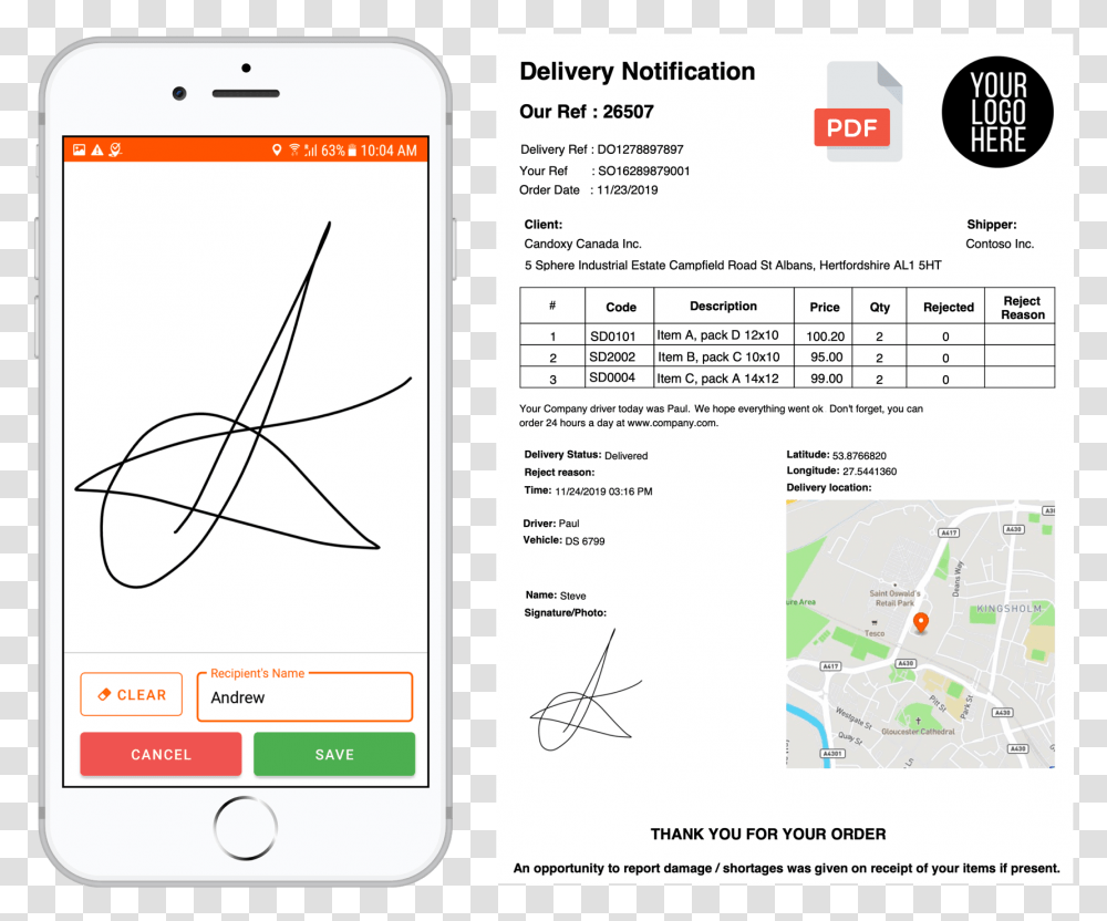 Delivery Software Proof Of App Vehicle Tracking Smartphone, Electronics, Mobile Phone, Cell Phone, Iphone Transparent Png