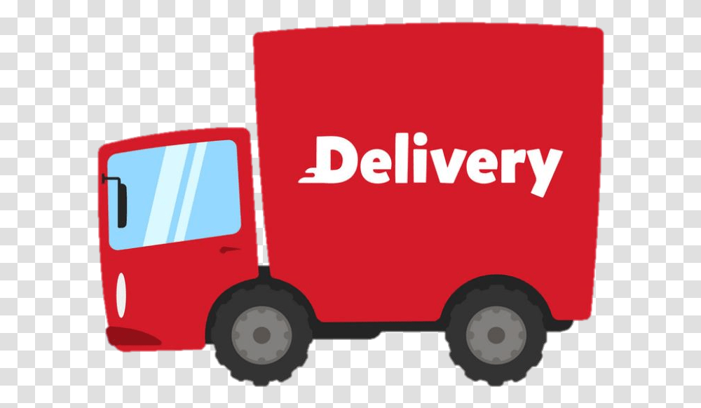 Delivery Truck Cartoon Delivery Truck, Van, Vehicle, Transportation, Moving Van Transparent Png