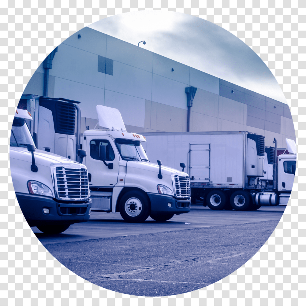 Delivery Truck Circle Harold Levinson Associate Truck, Vehicle, Transportation, Tire, Wheel Transparent Png