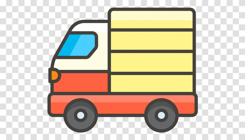 Delivery Truck Emoji Icon Delivery Truck Emoji, Van, Vehicle, Transportation, Bus Transparent Png