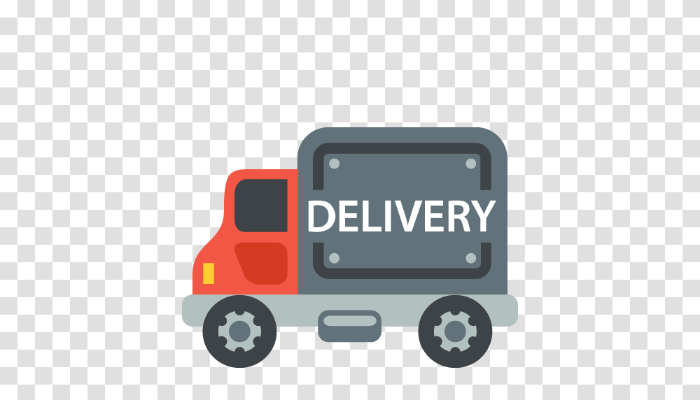 Delivery Truck Emoji Vector Icon Free Download Vector Logos Art, Moving Van, Vehicle, Transportation, Fire Truck Transparent Png