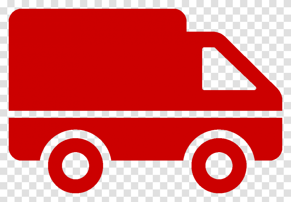 Delivery Truck Icon, Maroon, Flag Transparent Png