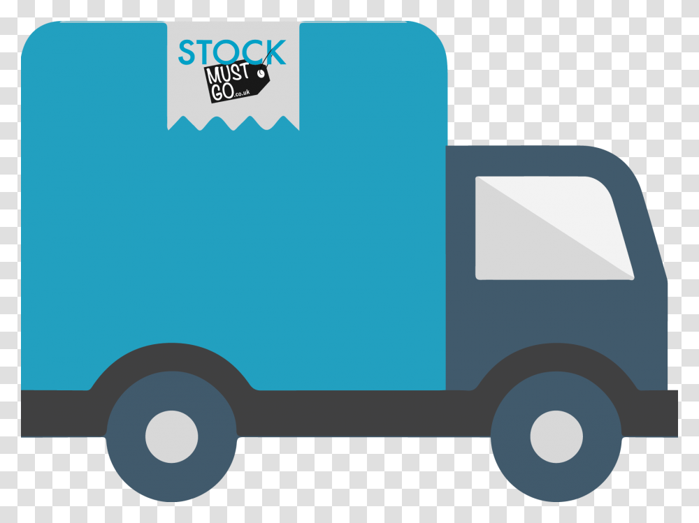 Delivery Truck Icon With Smg Logo Blue Download, Van, Vehicle, Transportation, Caravan Transparent Png