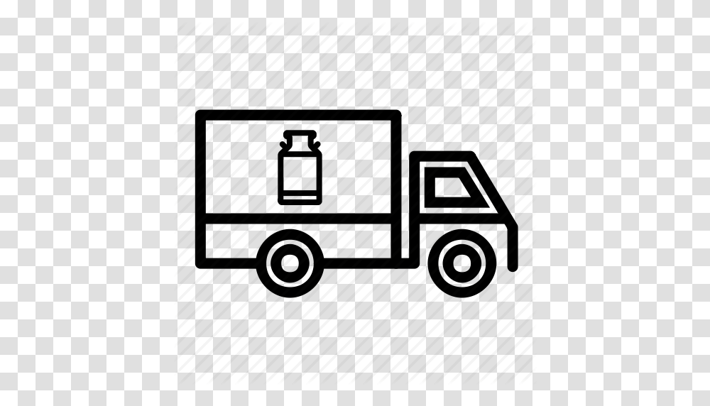 Delivery Truck Milk Delivery Milk Van Transport Transportation, Vehicle, Caravan, Moving Van, Wheel Transparent Png
