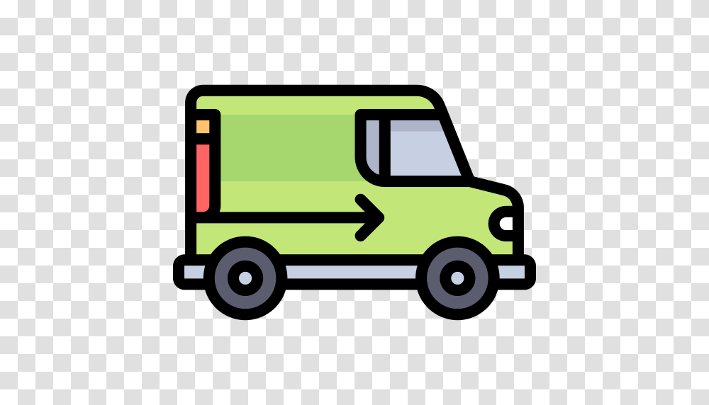 Delivery Truck Truck Icon, Van, Vehicle, Transportation, Minibus Transparent Png