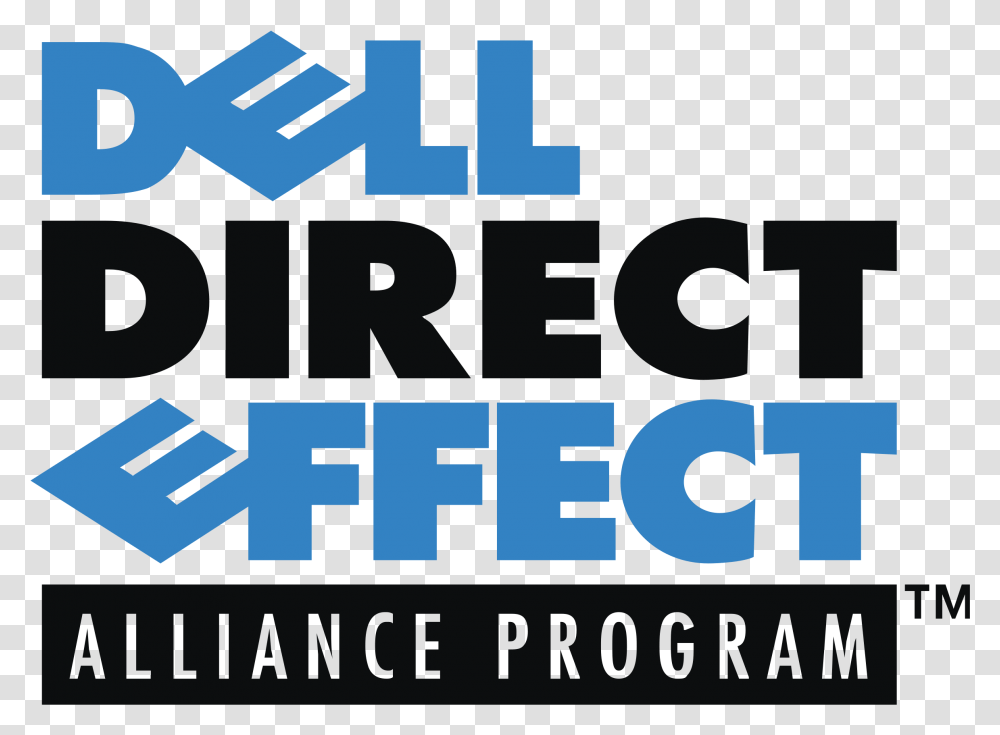 Dell Direct Effect Logo Dell Direct Effect, Word, Alphabet, Number Transparent Png