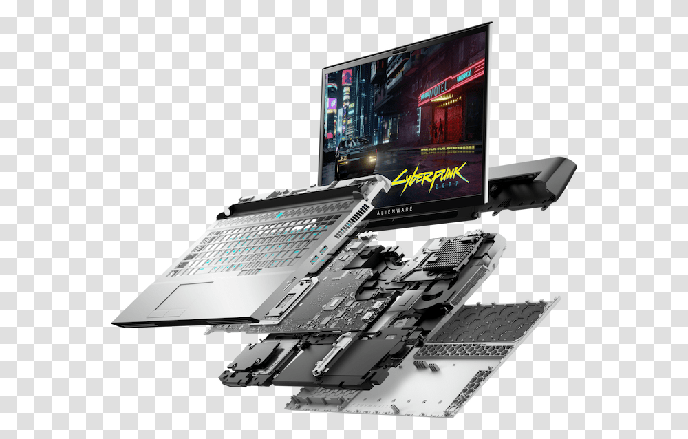Dell Gaming Updates Alienware Goes Super And Adds Ryzen Alienware Area 51m R2, Laptop, Pc, Computer, Electronics Transparent Png