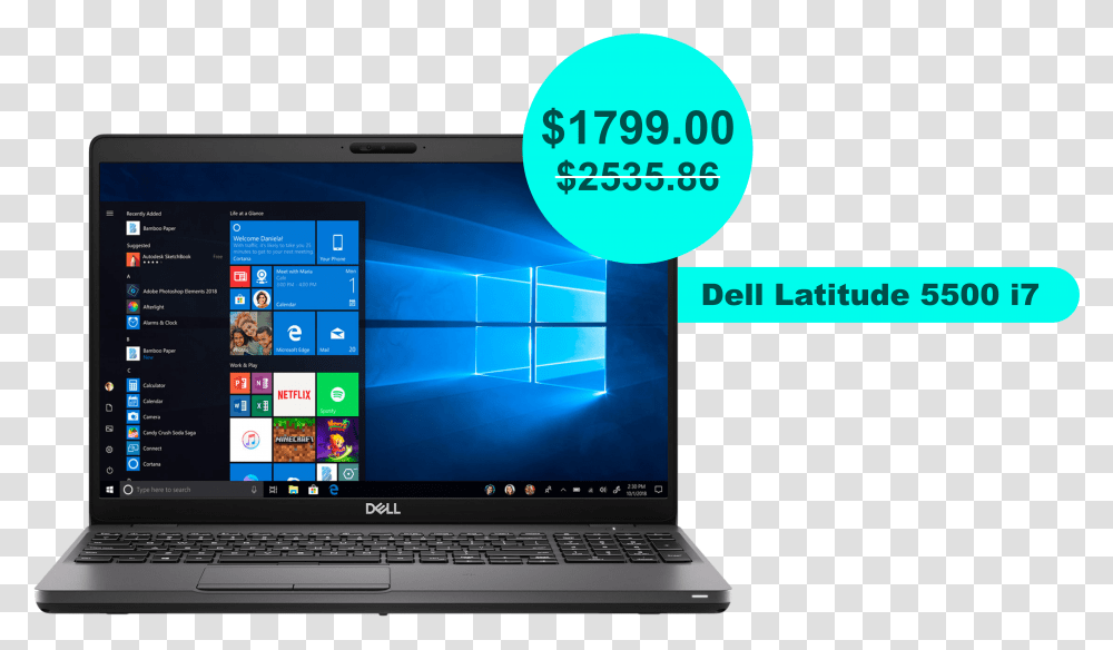 Dell Latitude 3400, Pc, Computer, Electronics, Laptop Transparent Png
