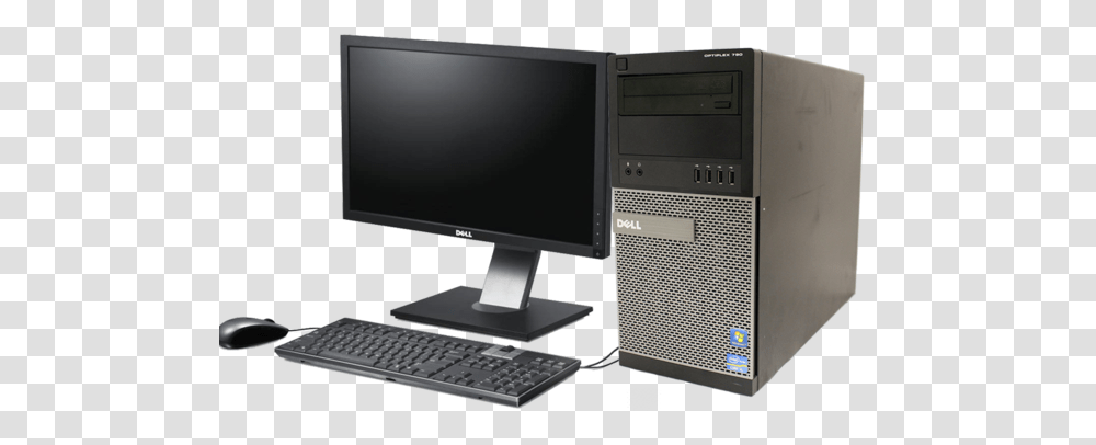 Dell Optiplex Gx790 Intel I5 Mini Tower Pc, Computer, Electronics, Monitor, Screen Transparent Png