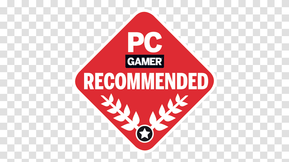 Dell Product Awards And Reviews United States Pc Gamer Recommended Logo, Label, Text, Road Sign, Symbol Transparent Png