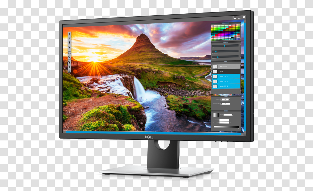 Dell Ultrasharp U2518d 25 Inch Qhd, Monitor, Screen, Electronics, Display Transparent Png