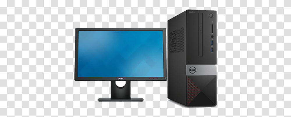 Dell Vostro Small Desktop, Monitor, Screen, Electronics, Display Transparent Png