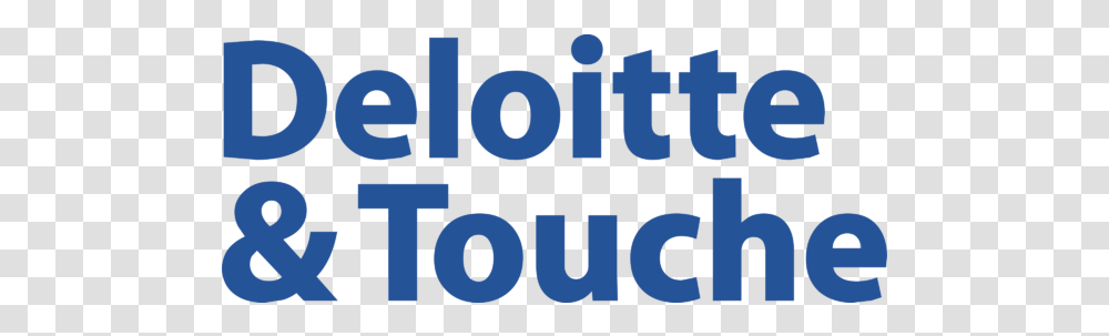 Deloitte Touche 1 Logo Deloitte And Touche Logo, Word, Alphabet, Number Transparent Png