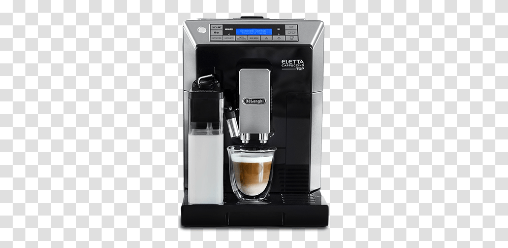 Delonghi Coffee Machine, Mixer, Appliance, Coffee Cup, Beverage Transparent Png