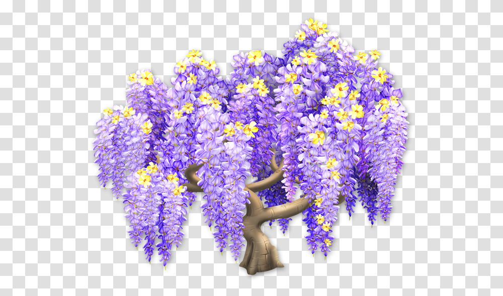 Delphinium Drawing Wisteria Hay Day Purple Tree, Plant, Flower, Person, Ornament Transparent Png