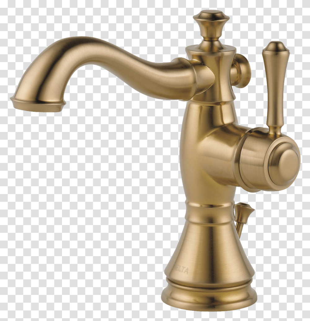 Delta 597lf Ssmpu, Sink Faucet, Bronze, Indoors, Tap Transparent Png