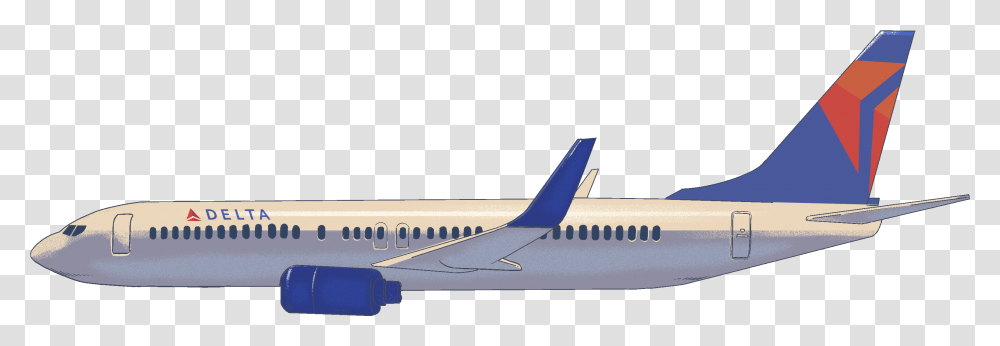Delta Airplane Clipart, Aircraft, Vehicle, Transportation, Airliner Transparent Png