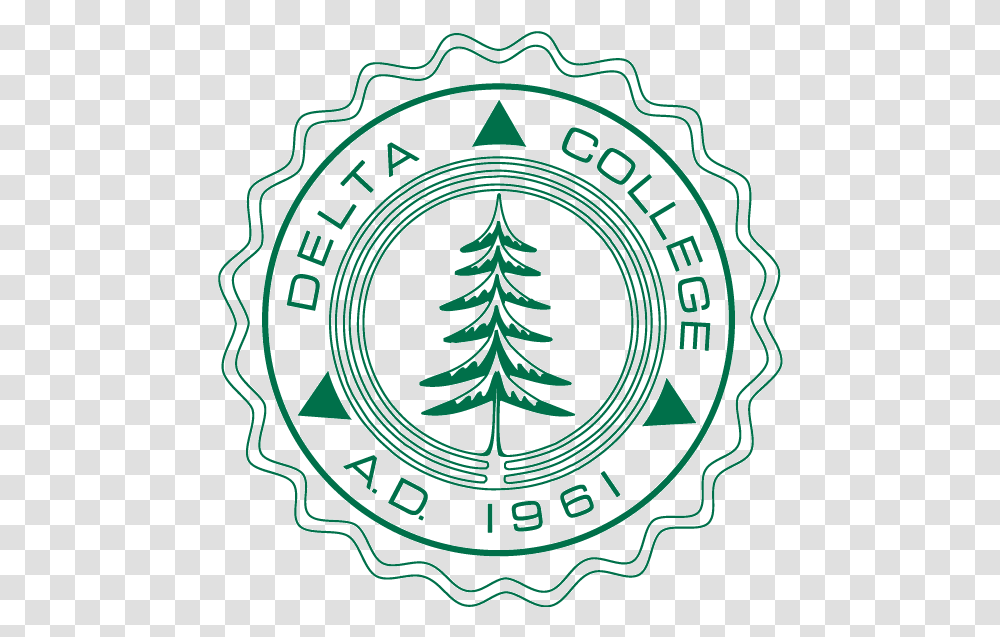 Delta College Michigan Logo, Rug, Trademark, Emblem Transparent Png