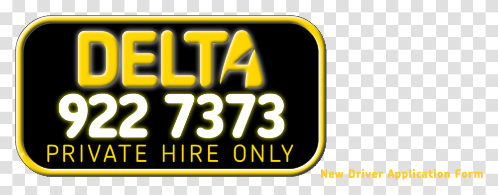 Delta Driver Logo Delta Taxi, Number, Sports Car Transparent Png