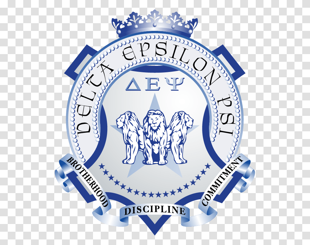 Delta Epsilon Psi Letters, Logo, Trademark, Badge Transparent Png
