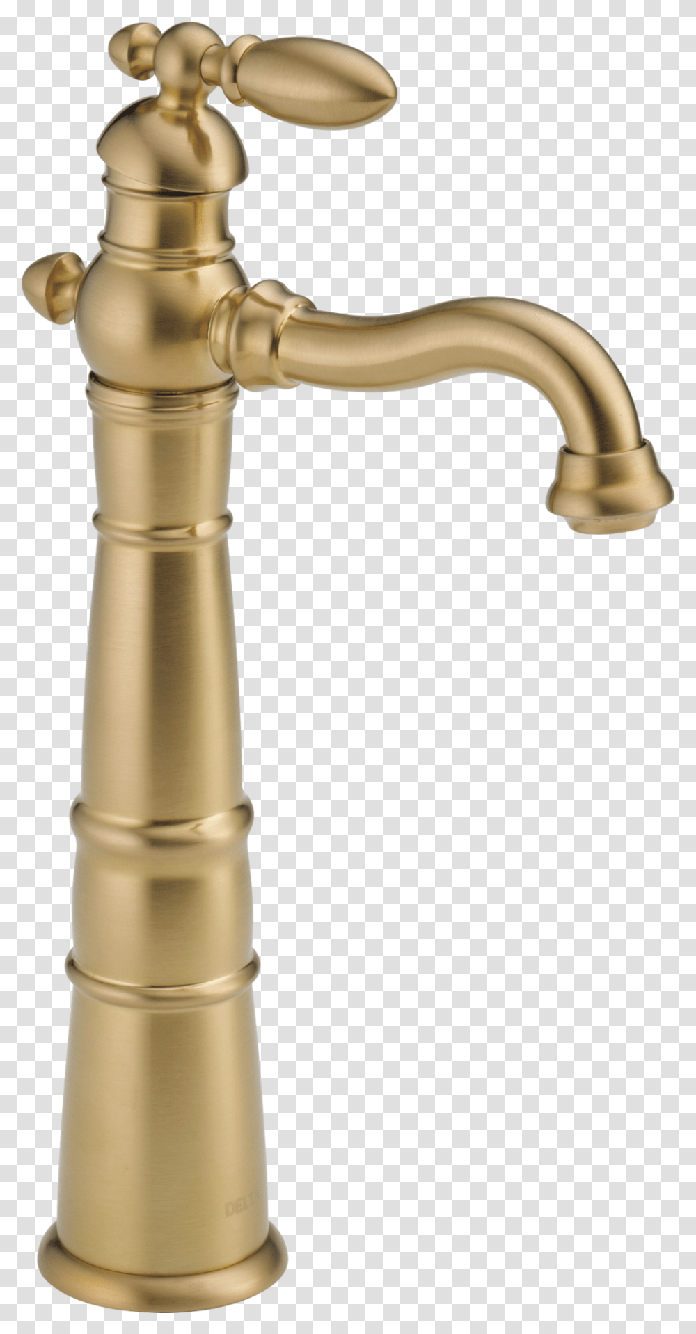 Delta Faucet 755lf Cz Single Handle Vessel Bathroom, Sink Faucet, Bronze, Indoors, Tap Transparent Png