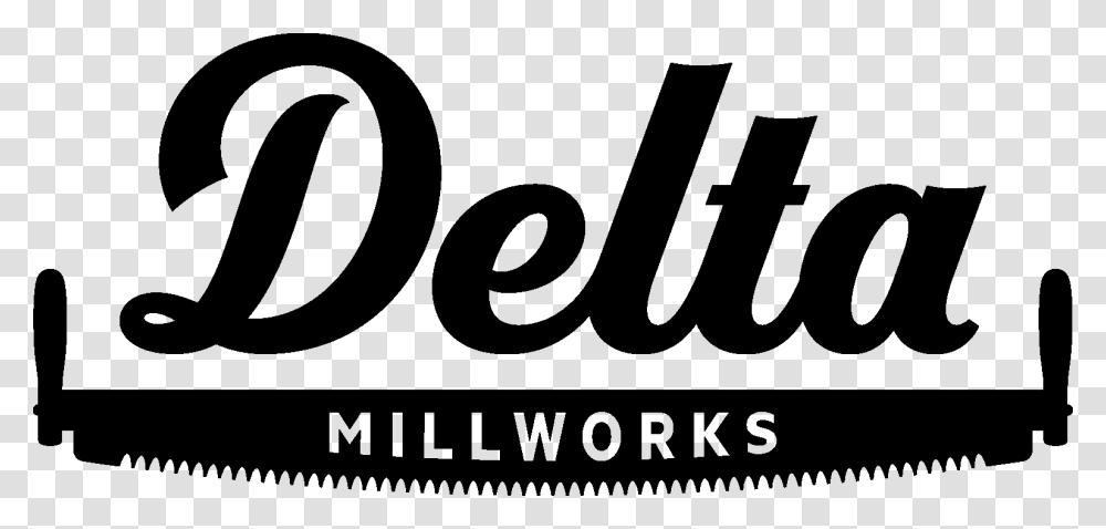 Delta Millworks Logo, Word, Label, Alphabet Transparent Png