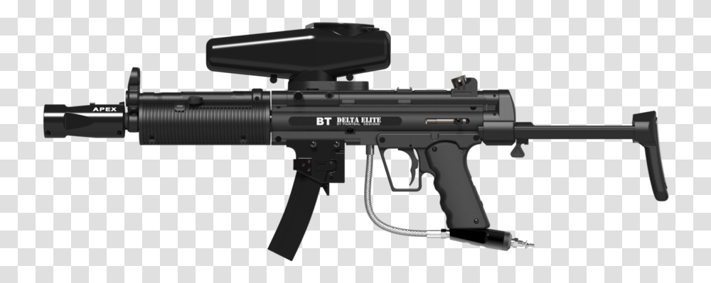 Delta Paintball Gun, Weapon, Weaponry, Rifle, Machine Gun Transparent Png