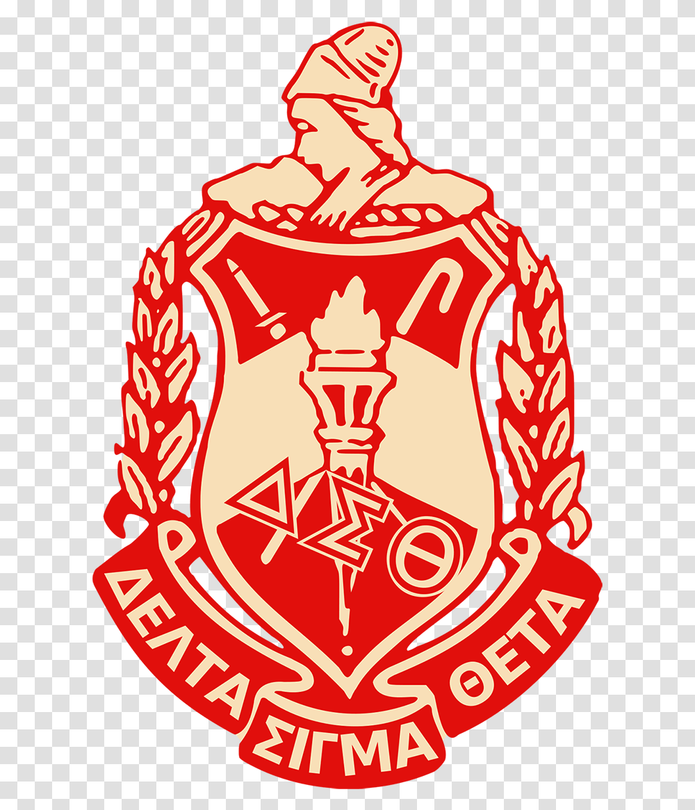 Delta Sigma Theta Crest Delta Sigma Theta Crest, Emblem, Person, Human Transparent Png